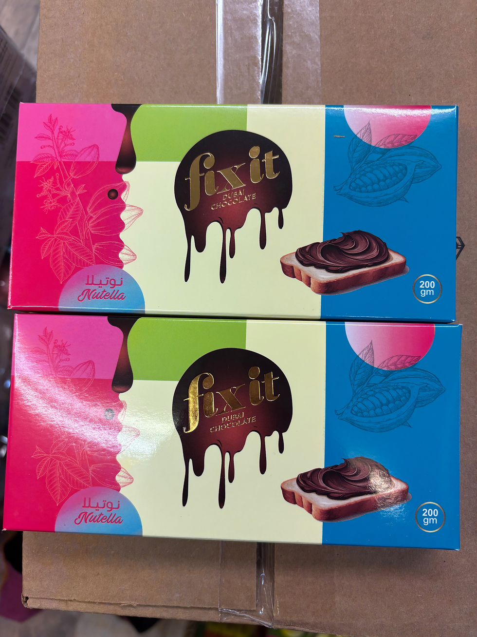 Fix Dubai Nutella chocolate bar 200g 