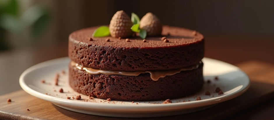 Bolo de Chocolate Vegano