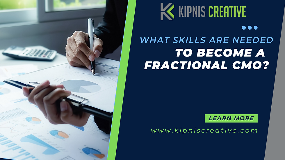 What skills are needed to become a fractional CMO?