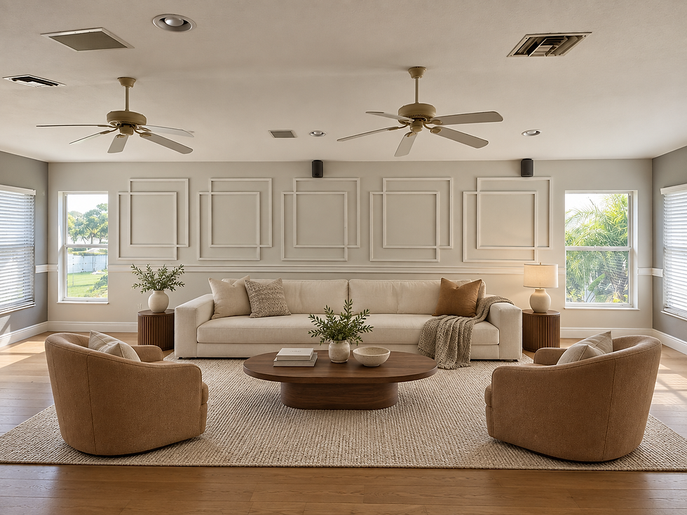 Living Room Wall Paneling