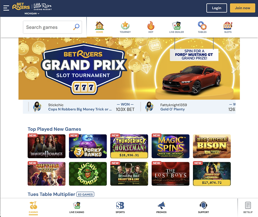 Betrivers Casino Online