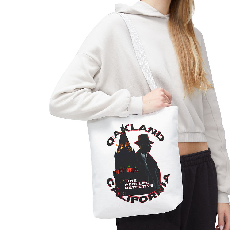 Thumbnail: TPD Tote Bag - Oakland California The People's Detective Tote Bag