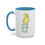 Thumbnail: The Lion and the Elephant Strong and Steady Accent Coffee Mug (11, 15oz)