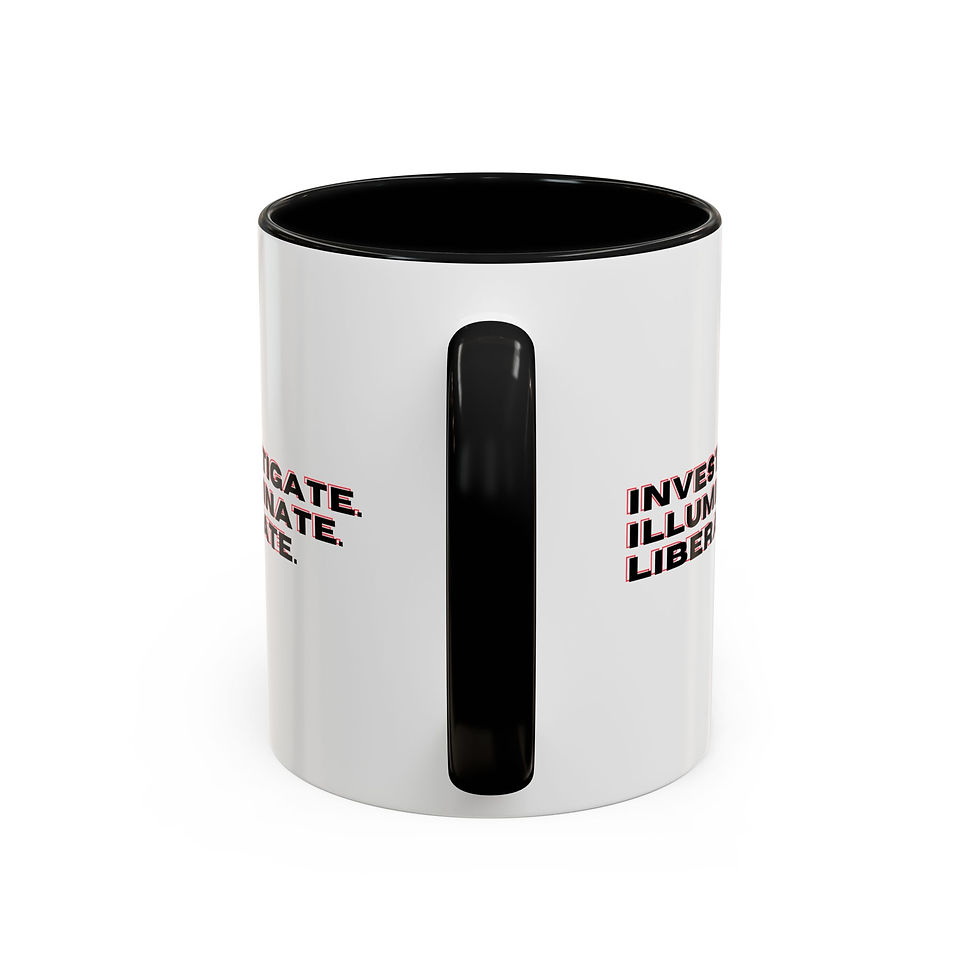 Thumbnail: TPD Coffee Mug - Investigate Illuminate Liberate Accent (11, 15oz)