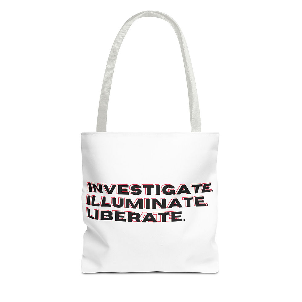 Thumbnail: TPD Tote Bag - Investigate Illuminate Liberate Tote Bag