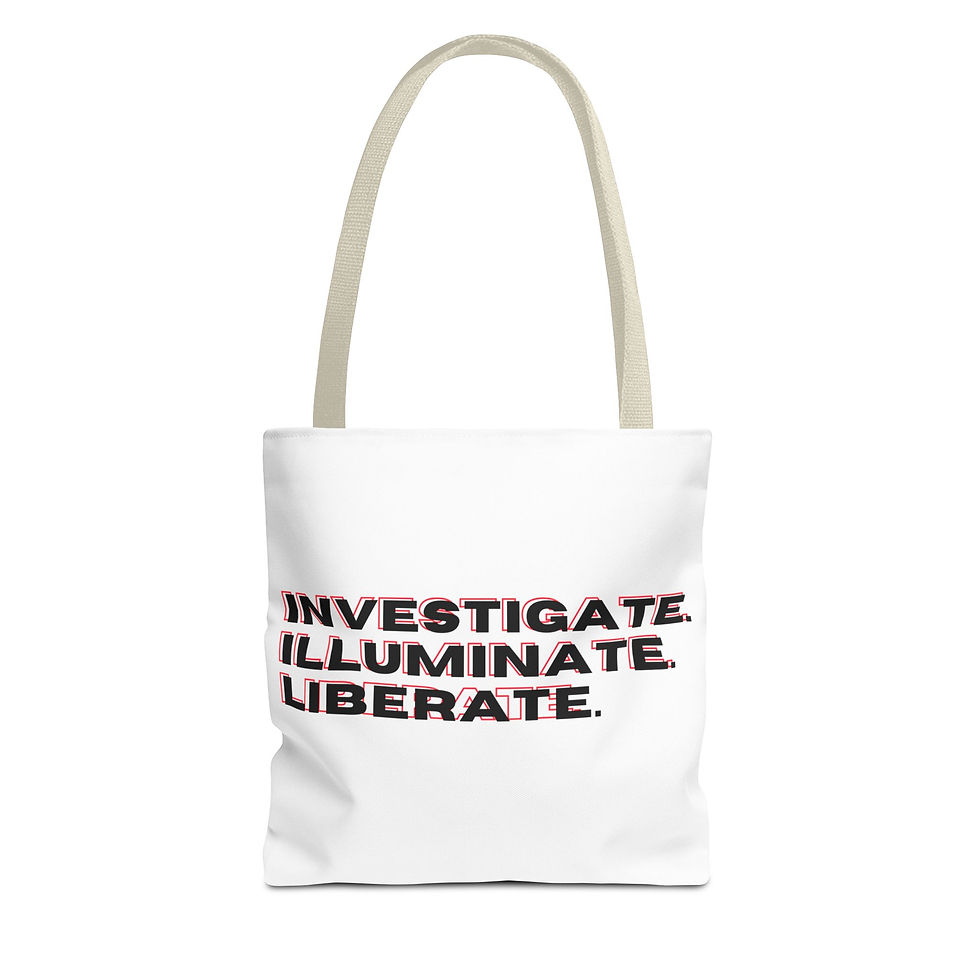 Thumbnail: TPD Tote Bag - Investigate Illuminate Liberate Tote Bag