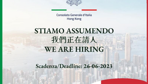 Job Offer - Consolato Generale d'Italia a Hong Kong