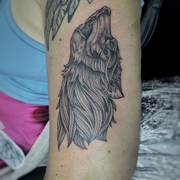 black and grey tattoo, done by tattoo artist Josh White in Cape Town