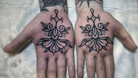 Josh White Tattoo Artist Cape Town - palm tattoos