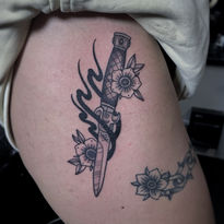 Black and Grey Tattoo