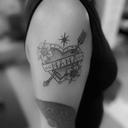 black and grey tattoo, done by tattoo artist Josh White in Cape Town