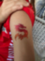 Glitter Tattoo- Dragon