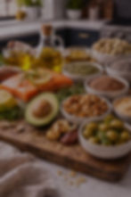 Healthy fats and oils illustrating the balance and stabilize pillar of a faith-based meal plan by Gleaning Grace.