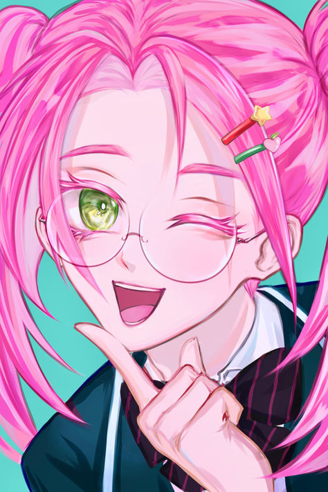 Illustration featuring "Mizi" from Alien Stage School AU