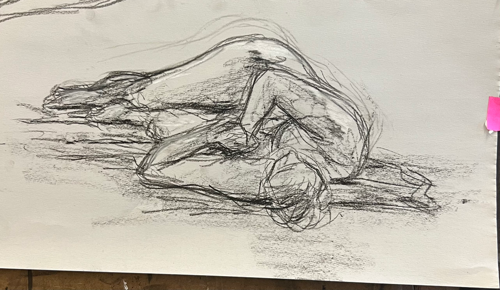 Sleeping woman (pencil)