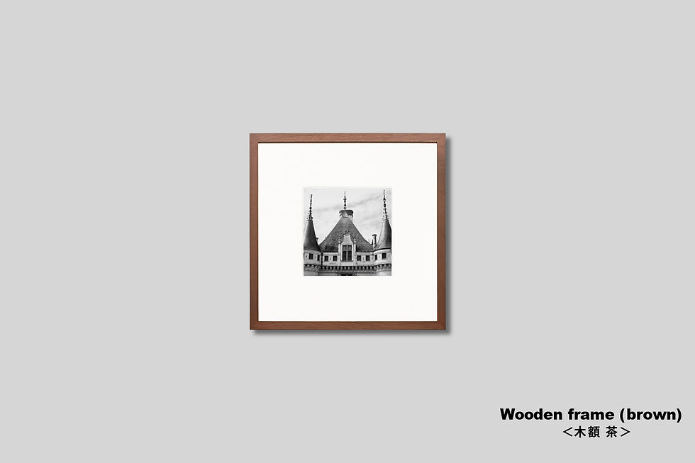 サムネイル： 写真,城,古城,屋根,建築物,インテリア,風景,フランス,モノクロ,インテリアフォト,アート,額入り,正方形,額装,オリジナルプリント,アートフレーム,フォトフレーム,おしゃれ,プレゼント,モダン,壁掛け,壁飾り,IGREBOW,GallerySB