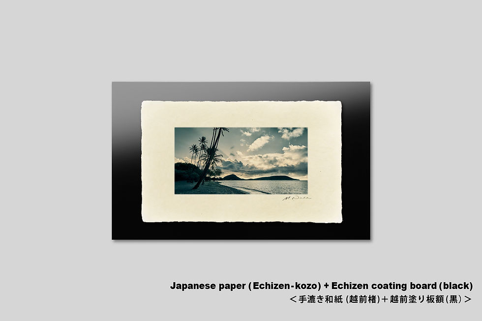 サムネイル： 写真,ハワイ,アート,インテリア,IGREBOW,海,ビーチ,砂浜,ヤシの木,浜辺,海辺,オアフ島,トロピカル,リゾート,南の島,南国,手漉き和紙,ギャラリー,写真販売,額入り,額装,額縁,和モダン,和室,プレゼント