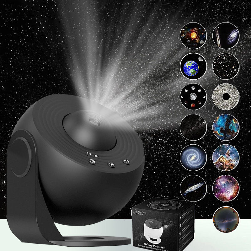 Thumbnail: Galaxy Star Projector Lamp with HD Film
