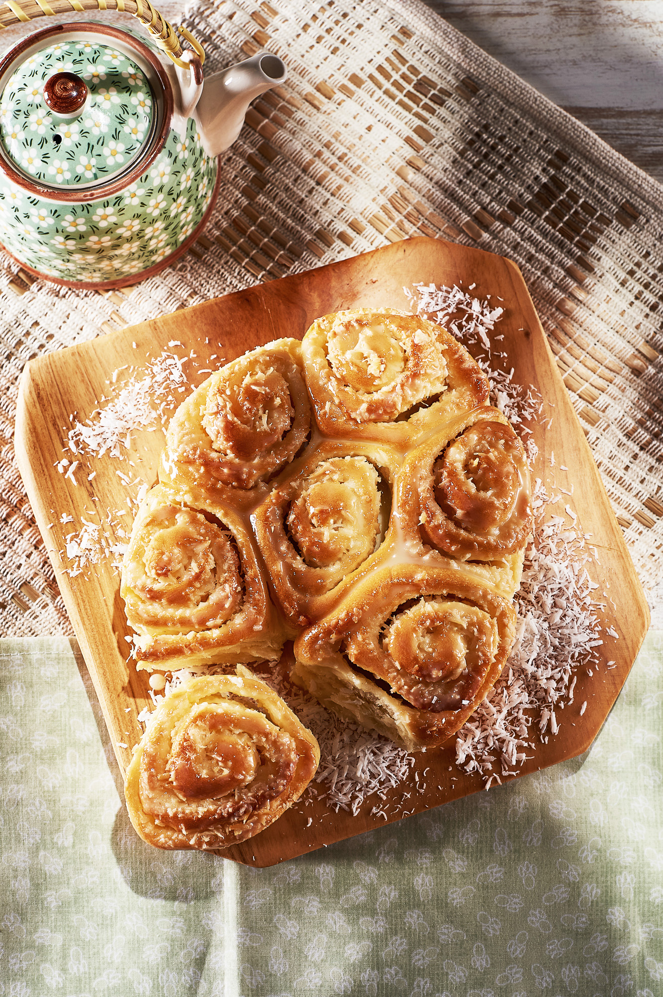 Arranged Food and Objects