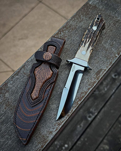 A very sharpen knife from "Shaun Bruwer Maker South Africa"