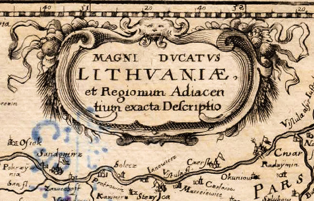 1638-50 Matthäus Merian: "MAGNI DVCATVS LITHVANIÆ..." 31 x 37 cm. The Wroblewski Library of the Lithuanian Academy of Sciences: elibrary.mab.lt/ 