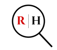 Red Handed Investigations logo featuring bold text and surveillance-themed iconography