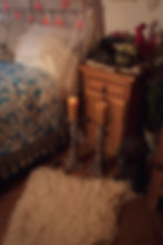 サムネイル： Gothic Blue Candlesticks