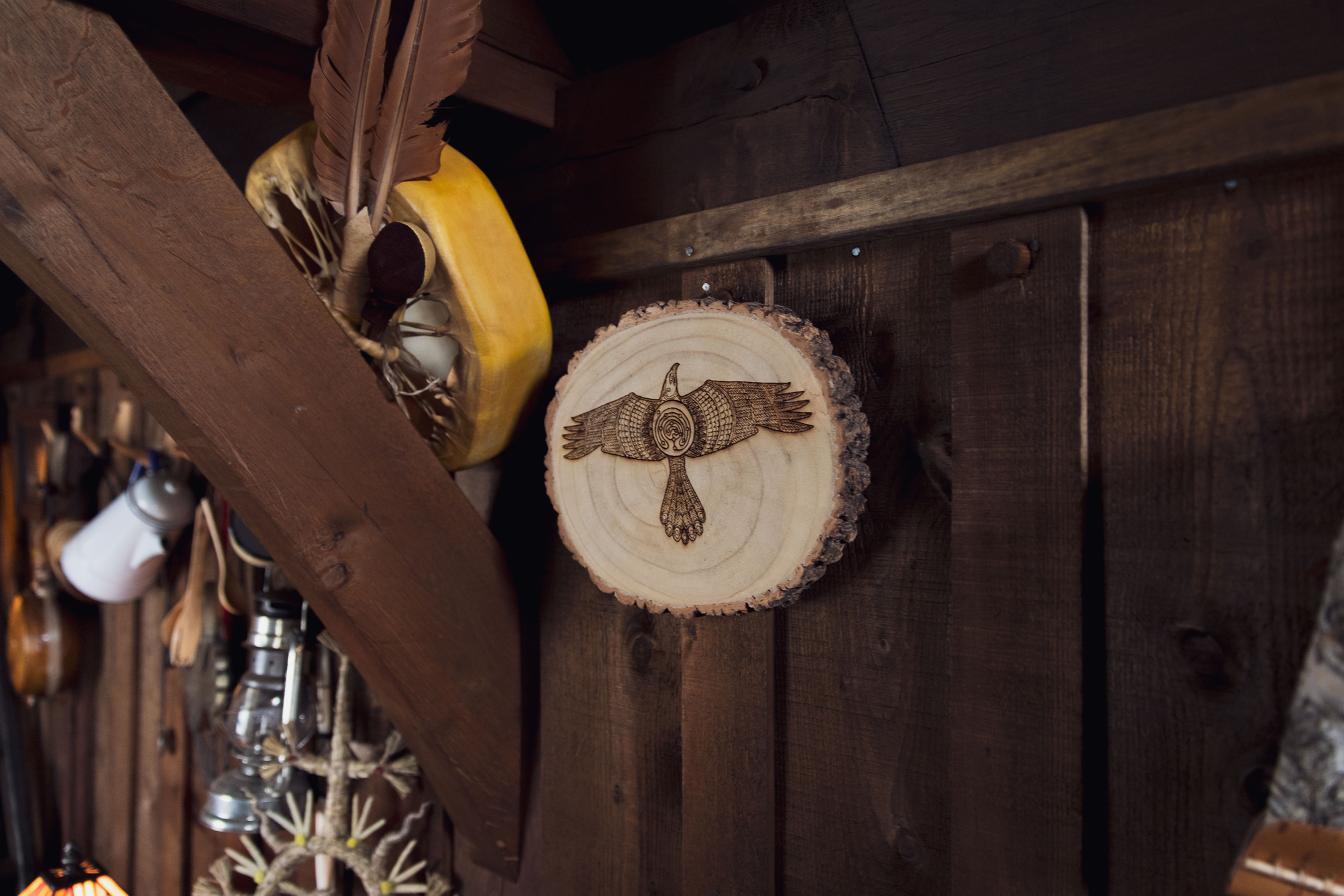 Raven Wooden Wall Art