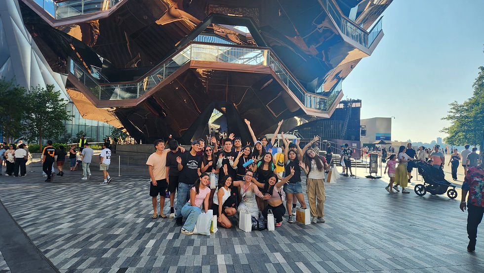 "The Vessel" junto a los 17 estudiantes