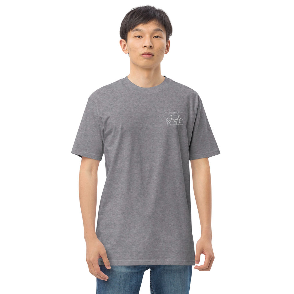 Thumbnail: Daily Agenda Men’s premium heavyweight tee