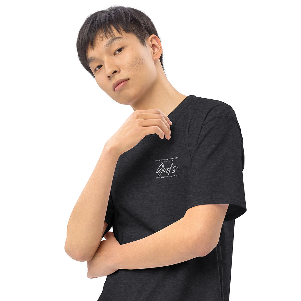 Thumbnail: Daily Agenda Men’s premium heavyweight tee