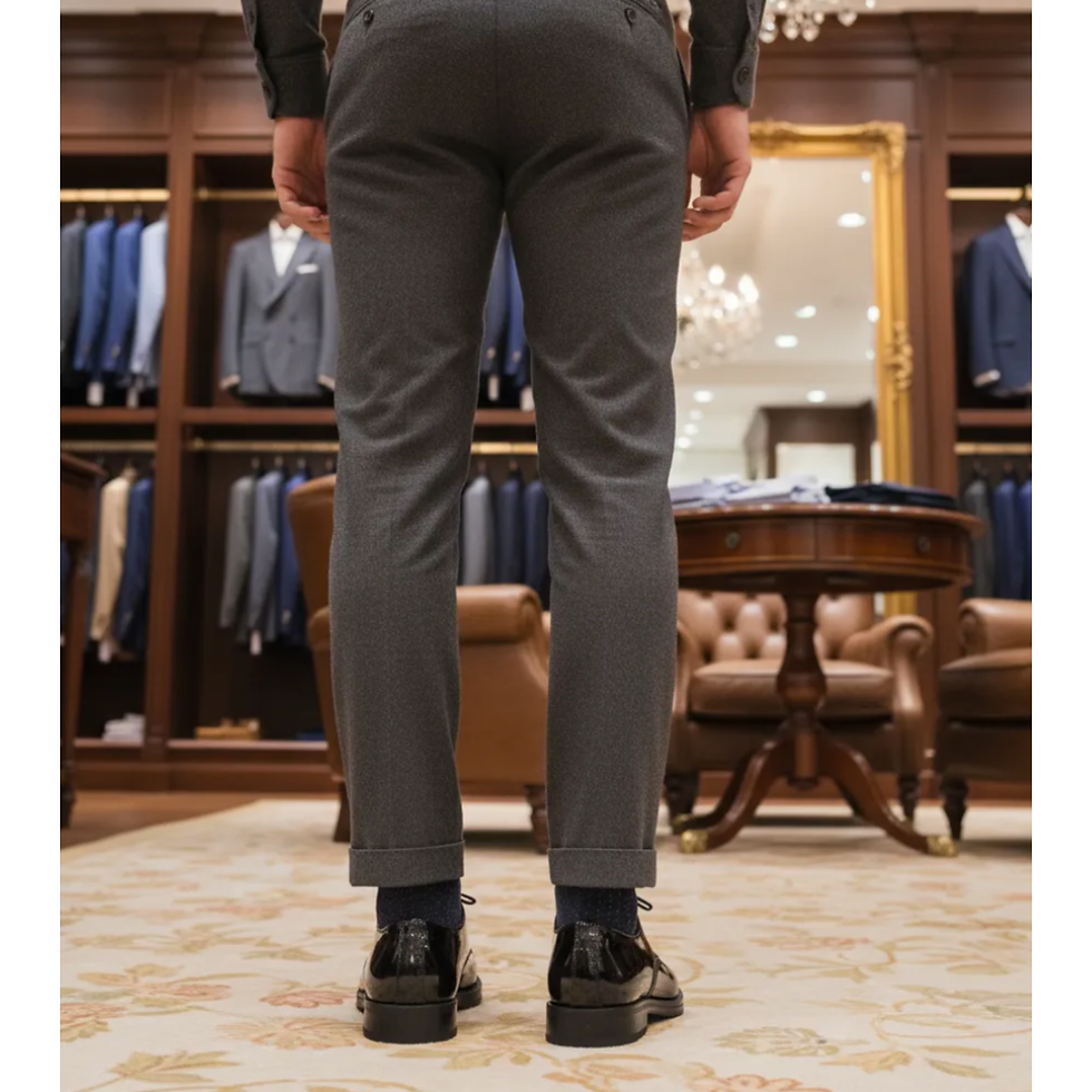 Miniatura: Zapatos de vestir estilo Derby de esmoquin formal Jousen /blk/ E6B