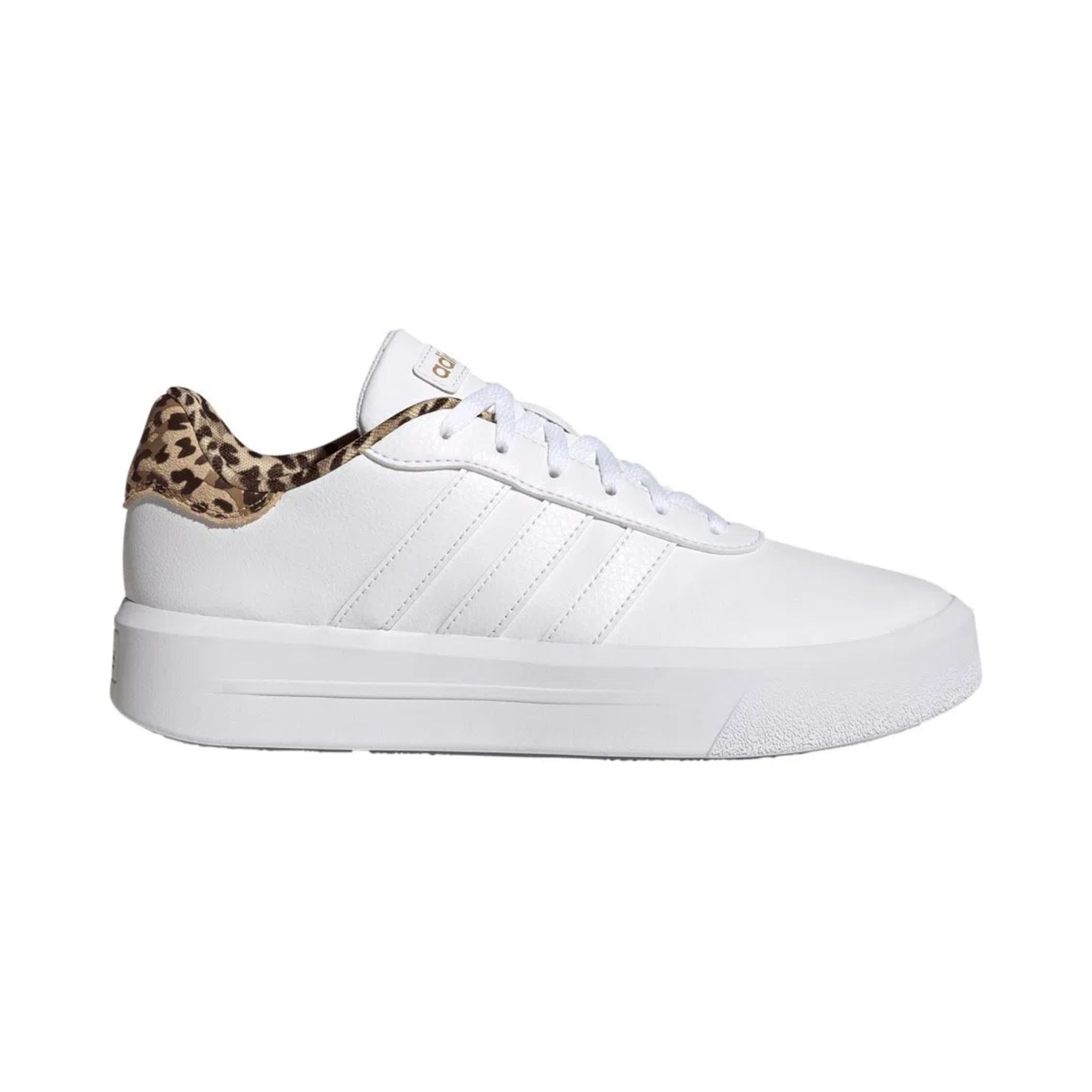 Tenis Adidas Court Plataform /wht/brwn/ E6B
