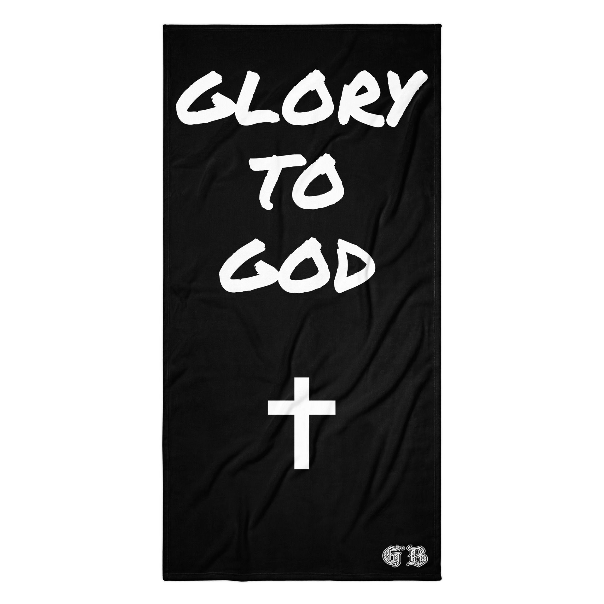 GloryB Glory to God Beach Towel