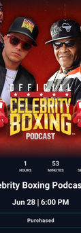 Celebrity Boxing Podcast 2023