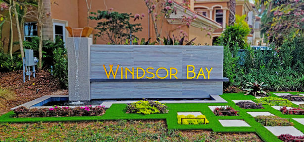 windsor bay subdivision sign