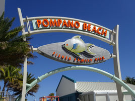 POMPANO BEACH FISHER FAMILY CUSTOM SIGN