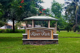 Deer Creek River Park Freestanding Sign