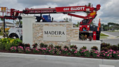 Madeira subdivision sign