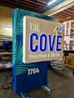 the cove waterfront & tiki custom sign