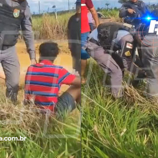 CAÇADA TERMINA COM PRISÃO: Polícia Militar do Amazonas captura acusado de duplo homicídio e estupro na BR 317