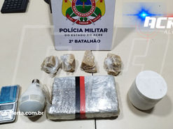 FORÇA TÁTICA DO 2º BPM PRENDE SUSPEITO DE TRÁFICO APÓS CONFRONTO ARMADO EM ÁREA DE DIFÍCIL ACESSO EM RIO BRANCO