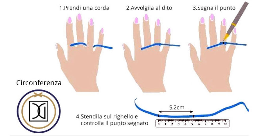Miniatura: Anello chevalier con Carota selvatica