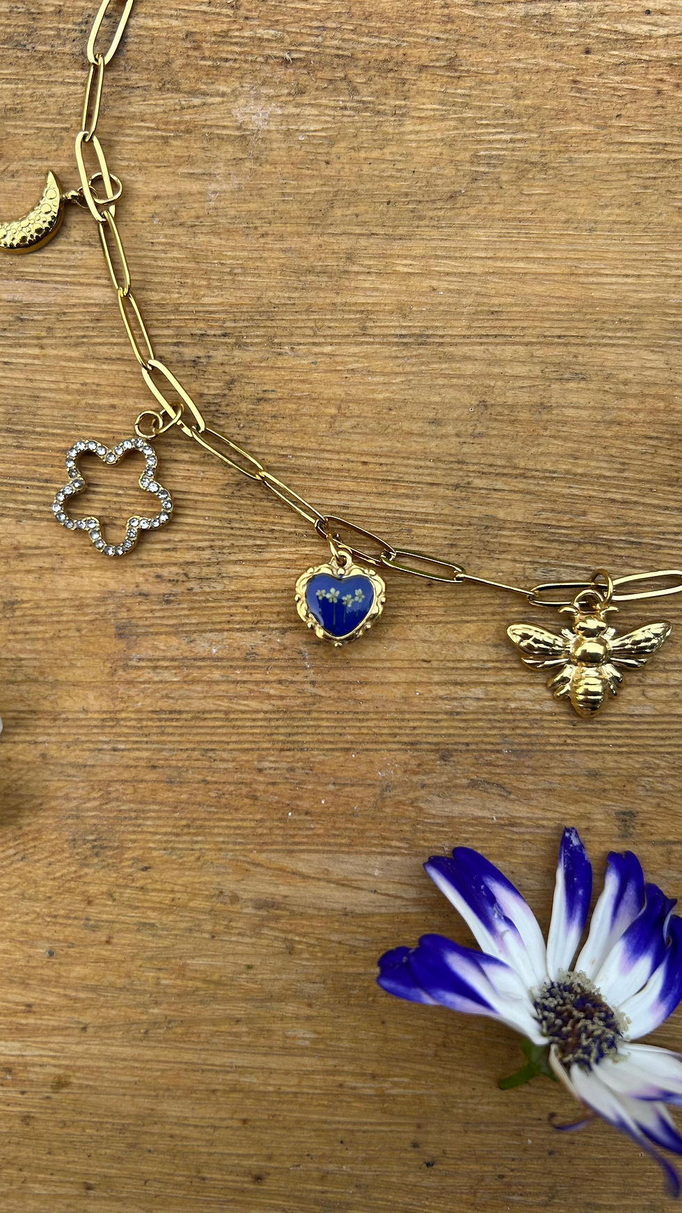 Miniatura: Collana charms Carota selvatica
