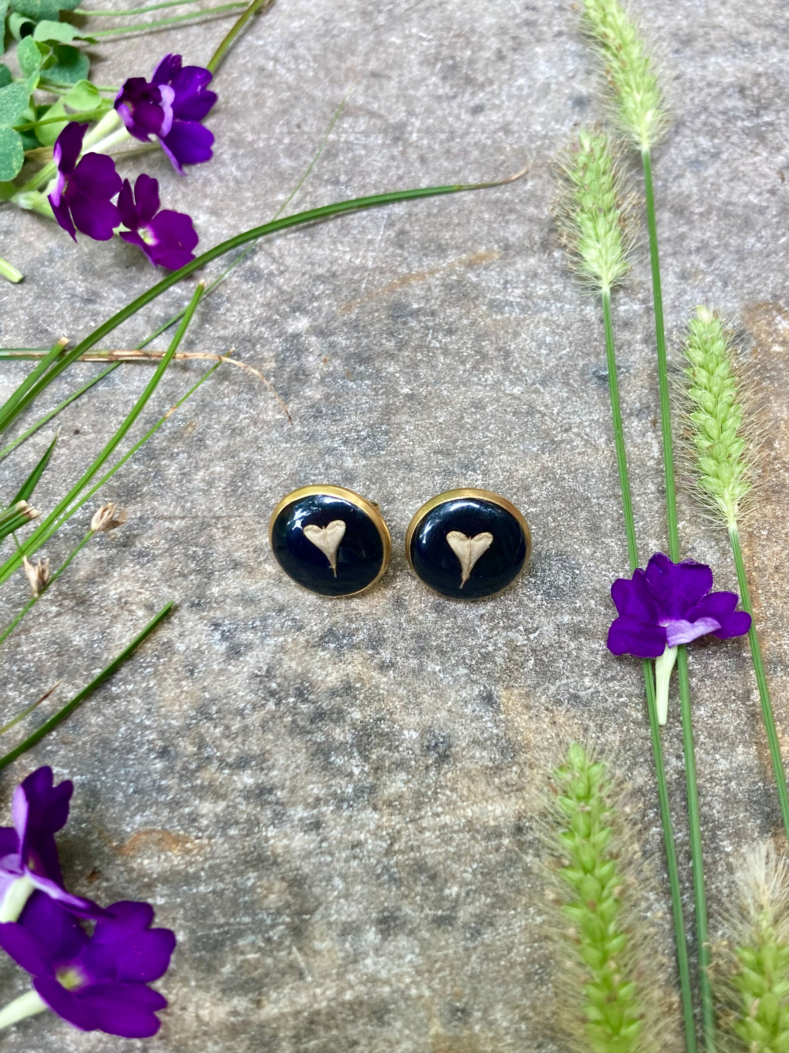 Orecchini con Borsa del pastore