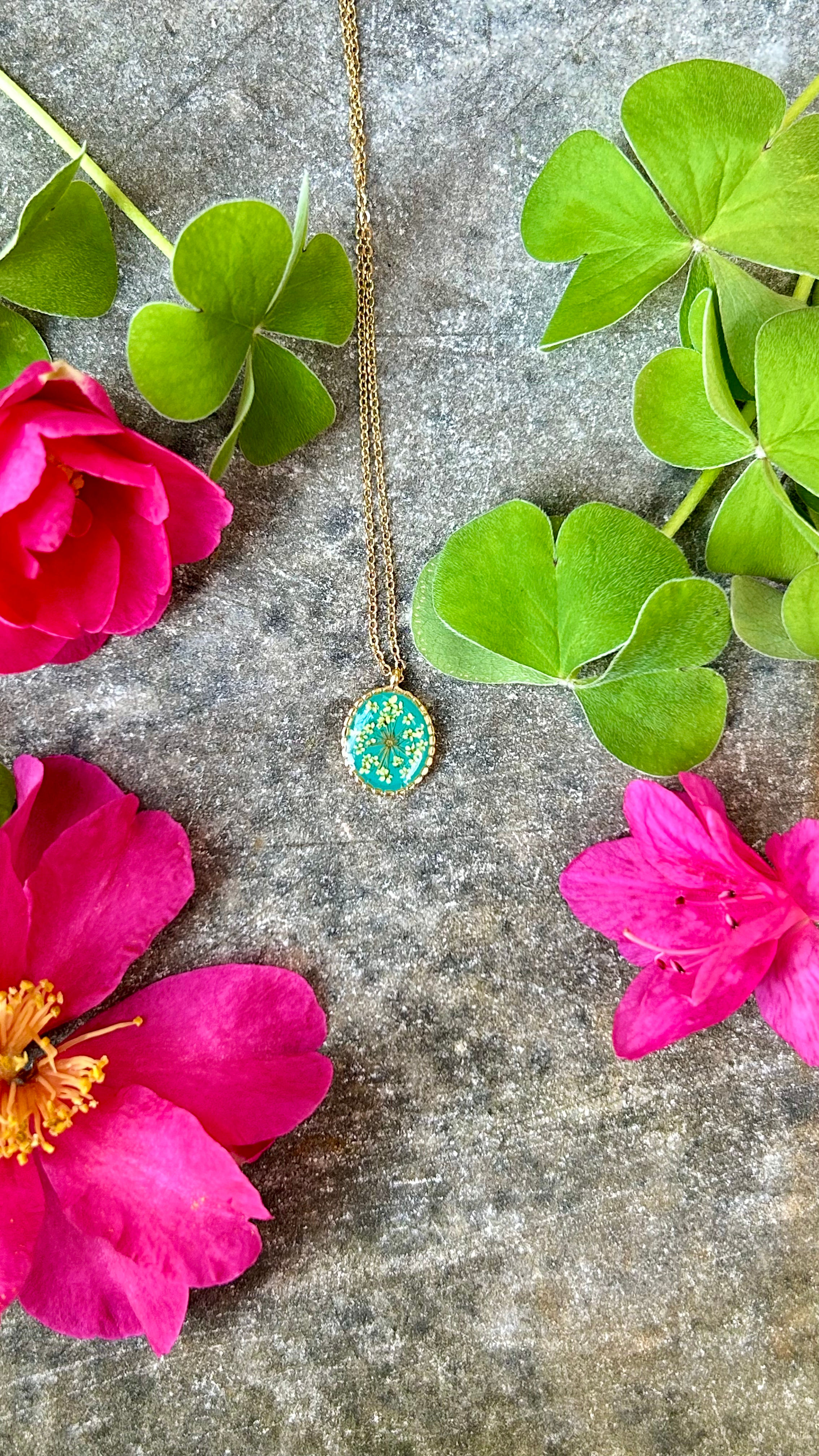 Collana con Carota selvatica