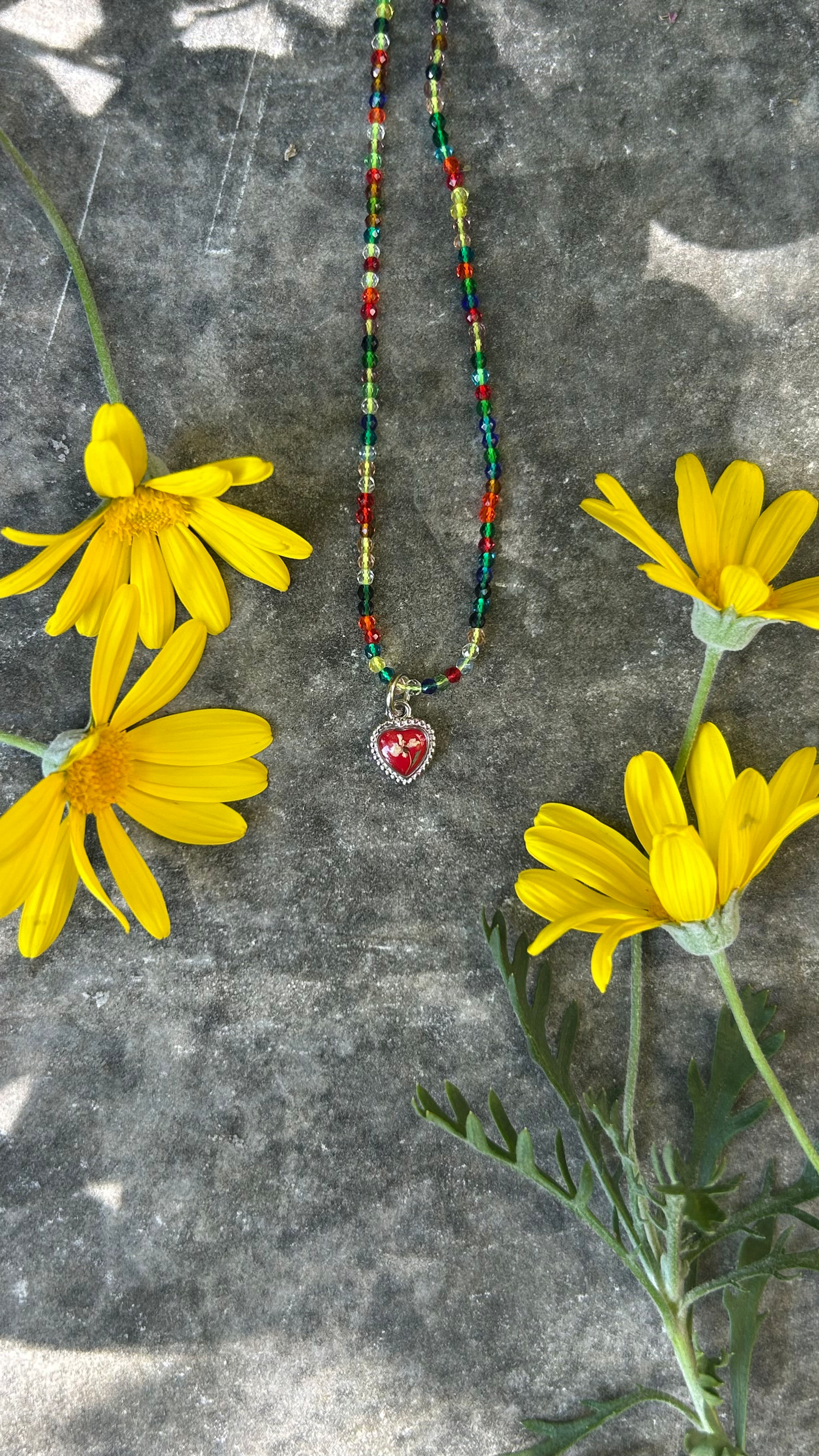 Collana con Carota selvatica
