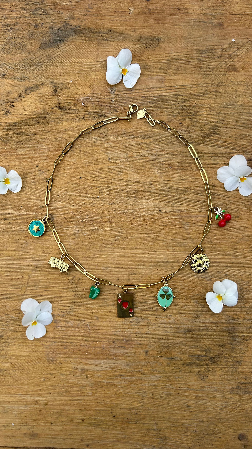 Miniatura: Collana charms Trifoglio