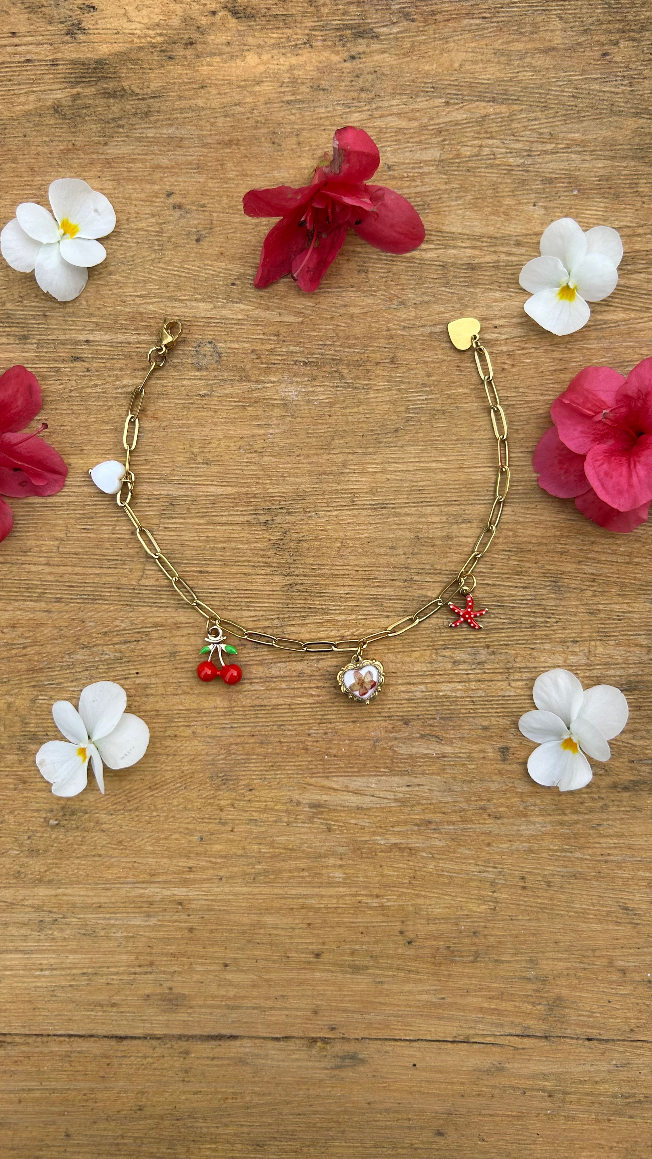 Bracciale charms Carota selvatica