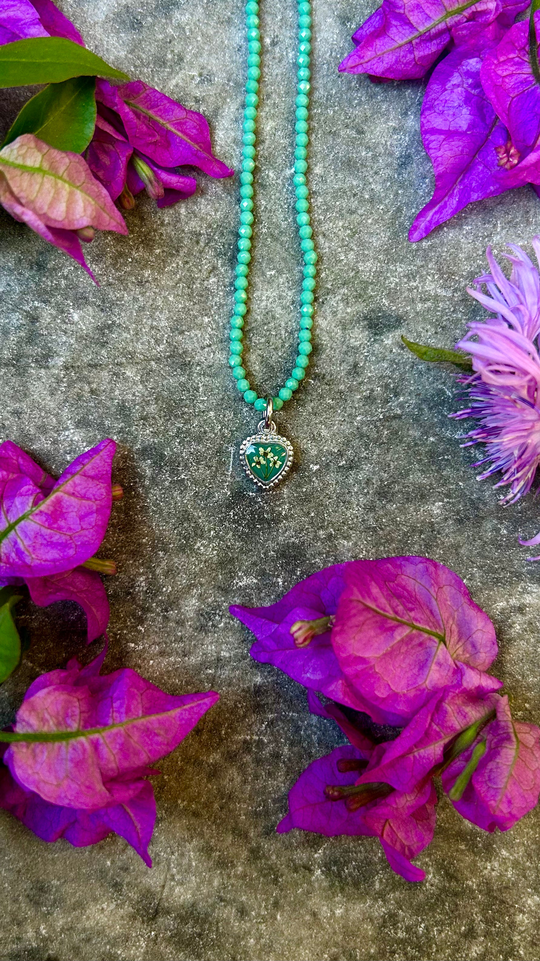 Collana con Carota selvatica